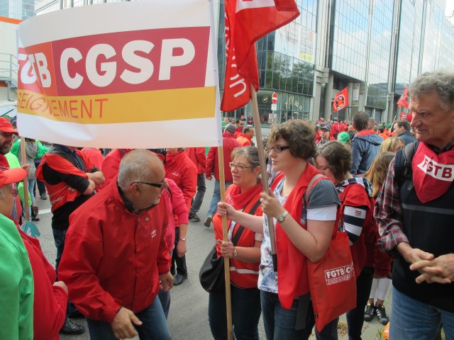 Manifestation Interpro Bruxelles 29092016