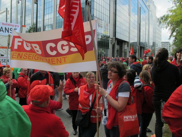 Manifestation Interpro Bruxelles 29092016